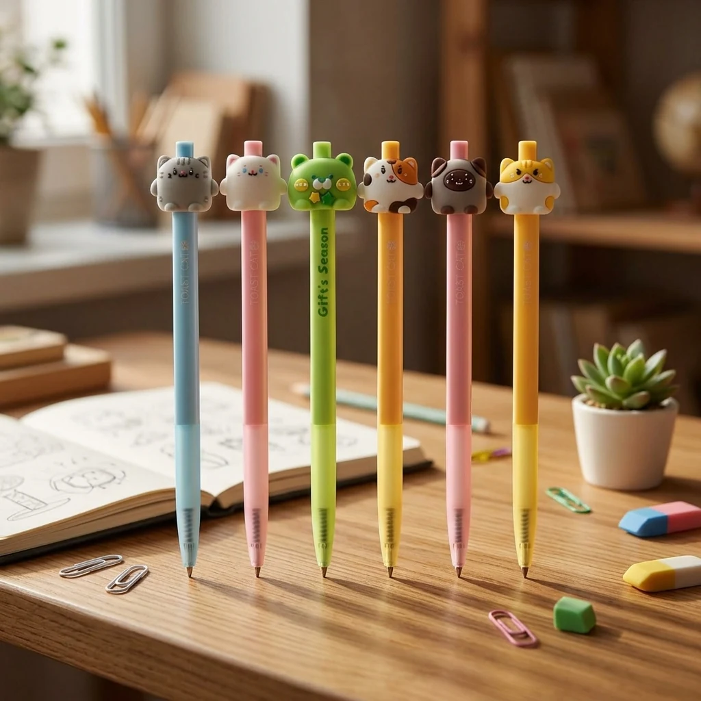 Ручка кулькова "Ball animals" ZiBi