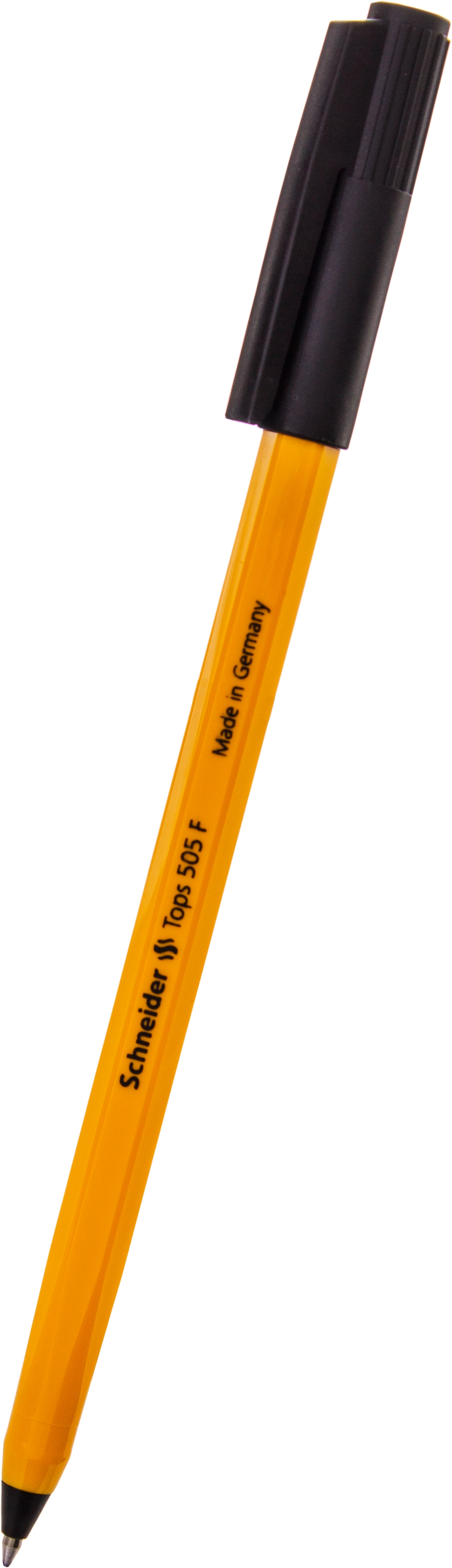 Ручка кулькова чорна Tops 505 Schneider F 0.5 мм — фото 2
