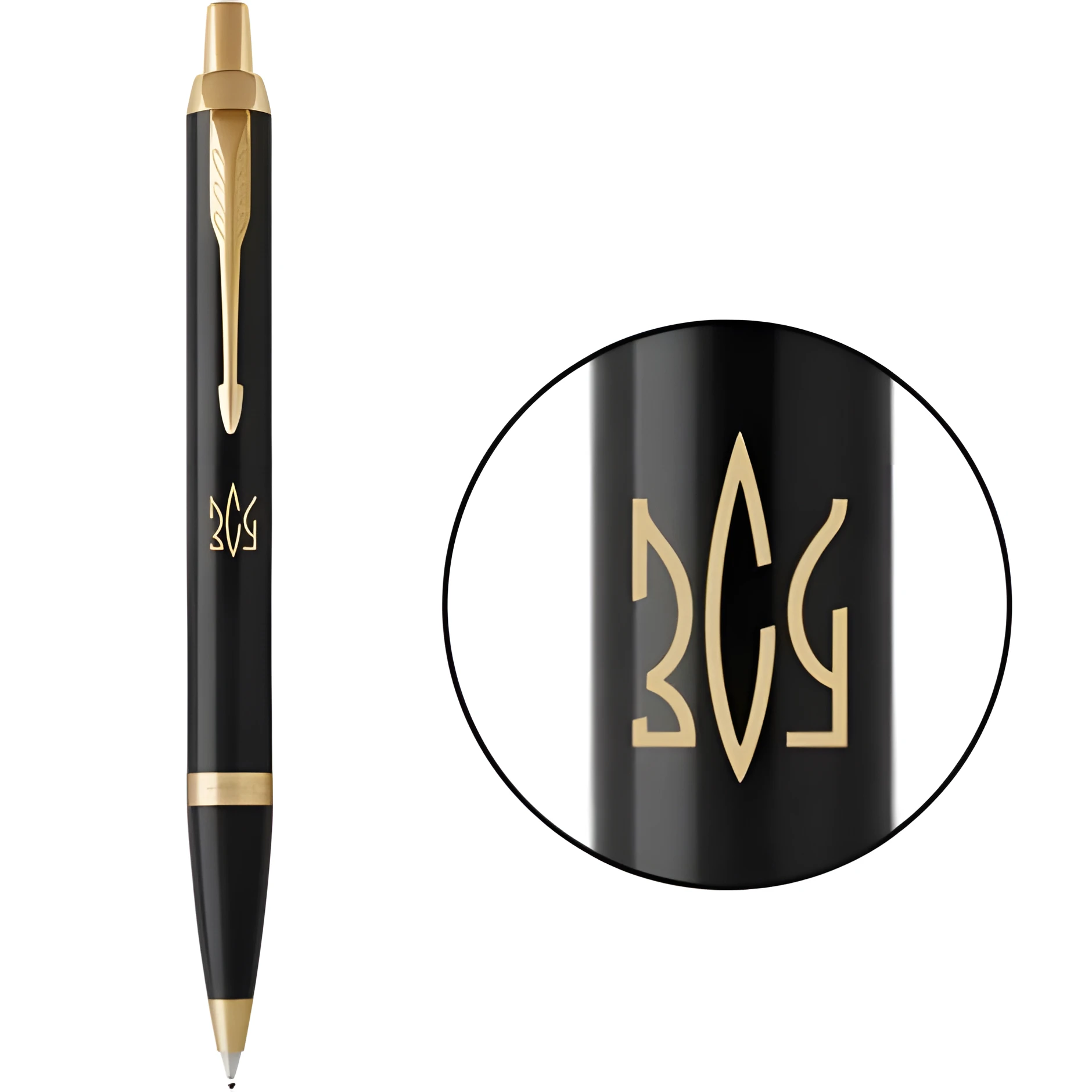Parker IM 17 Black GT Тризуб ЗСУ — Ручки та олівці