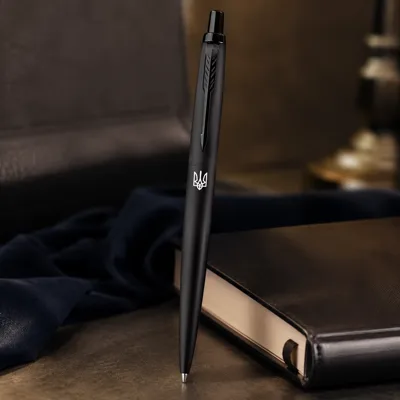 Ручка кулькова Parker Jotter 17 Xl Ukraine Monochrome Black Bt BP Тризуб 12432_TR