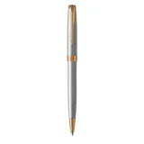 Ручка Parker Sonnet Stainless Steel з позолотою — фото 2