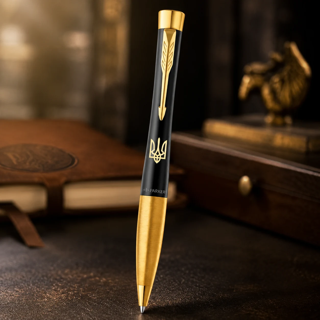 Ручка Parker Urban UKRAINE Muted Black Тризуб — Ручки та олівці