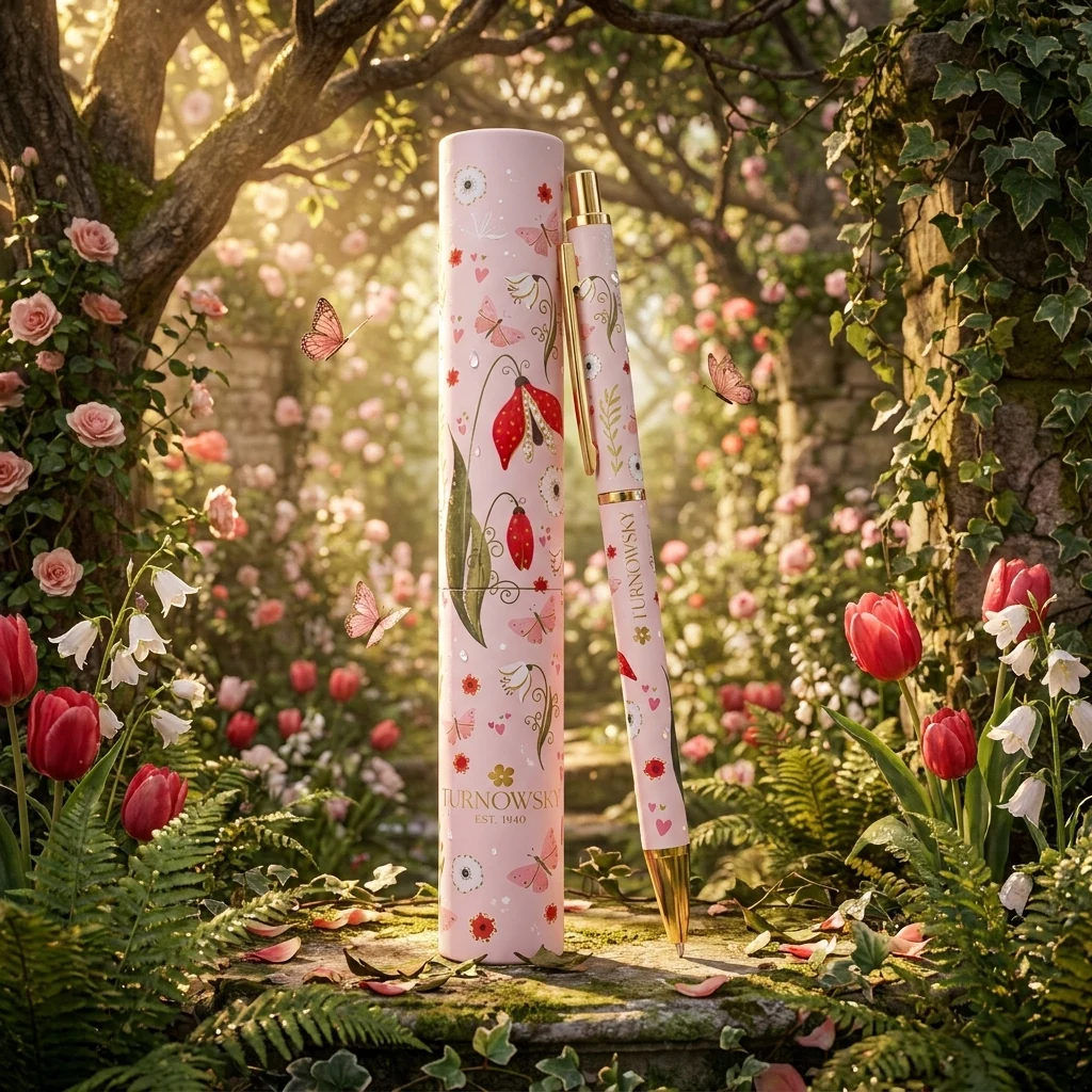 Ручка кулькова у футлярі Secret Garden, Axent