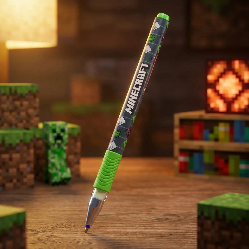 Ручка кулькова Yes Minecraft Boom синя 0,7 мм — Ручки та олівці