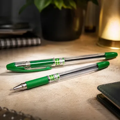 Ручка масл. Hiper Max Writer Evolution HO-335-ES 2500м 0,7мм зелена