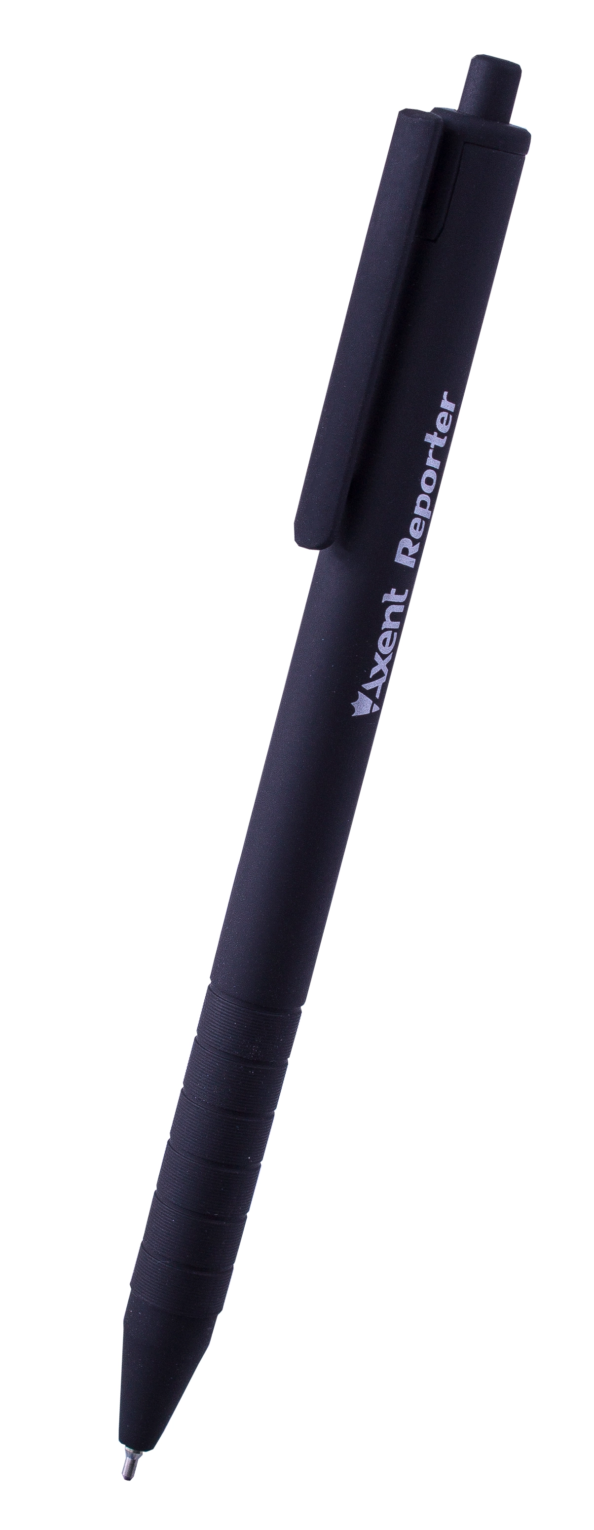 Ручка масляна автомат REPORTER AB1065 AXENT чорна — фото 2