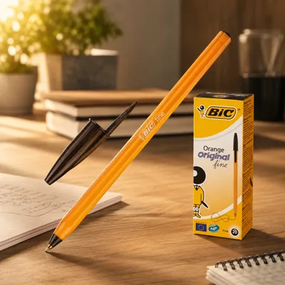 Ручка масляна Orange BIC чорна