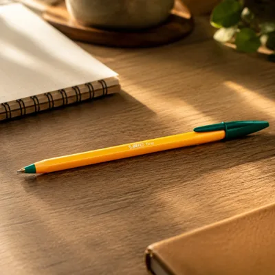 Ручка масляна Orange BIC зелена