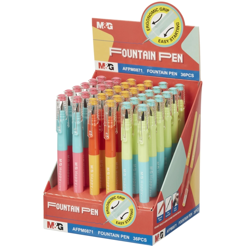 Ручка перова M&G Extra Fine із синім чорнилом — фото 4