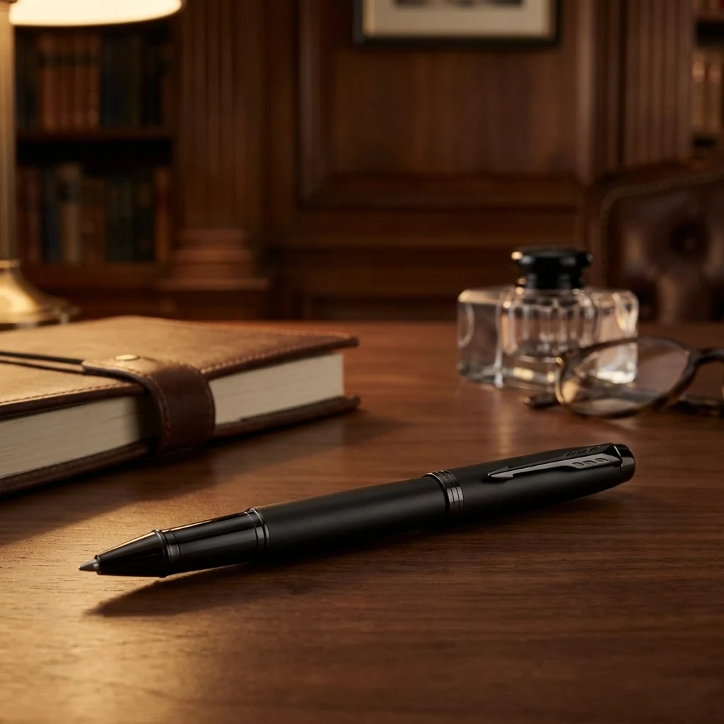 Parker IM Achromatic Black — ролерна ручка — Ручки та олівці