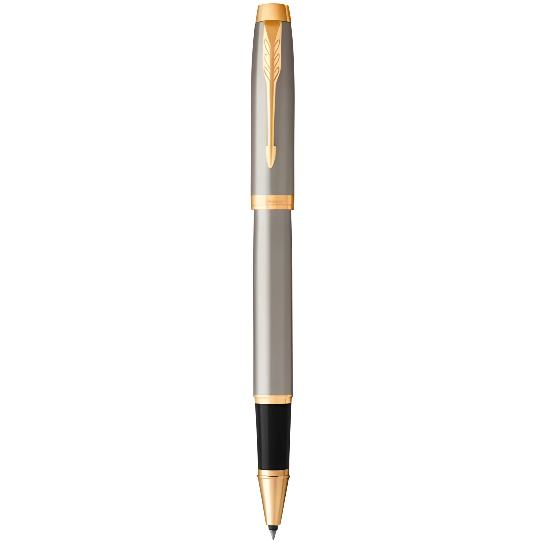 Ручка-ролер Parker IM Brushed Metal позолота — Ручки та олівці