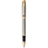 Parker IM UKRAINE Brushed Metal - ручка-ролер з тризубом — фото 2