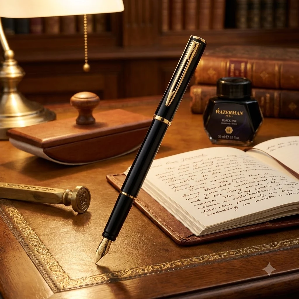 Ручкa Waterman Apostrophe перо чорна 13301