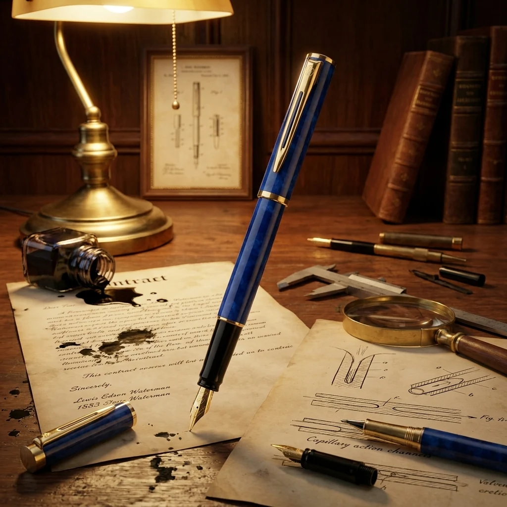 Ручкa Waterman Apostrophe перо синя 13303