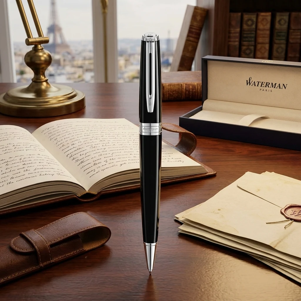 Ручкa Waterman Exception slim кулькова чорна 21028