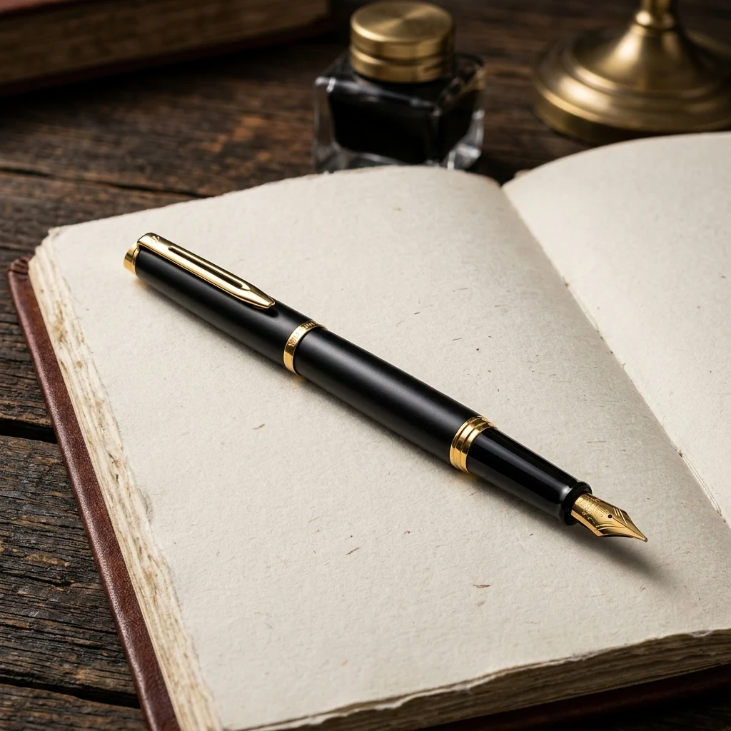 Ручкa Waterman Hemisphere перо чорна 12053