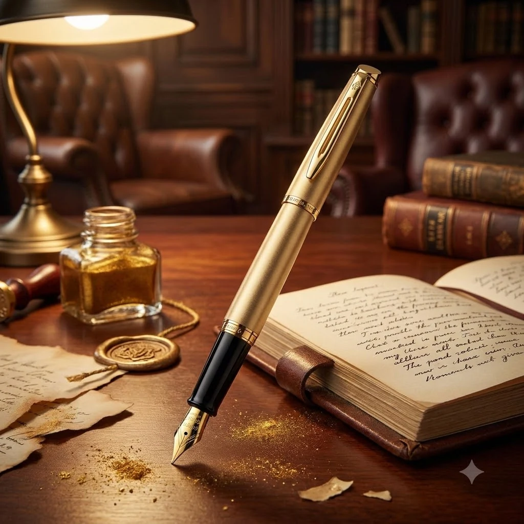 Ручкa Waterman Hemisphere перо позолота 12560b