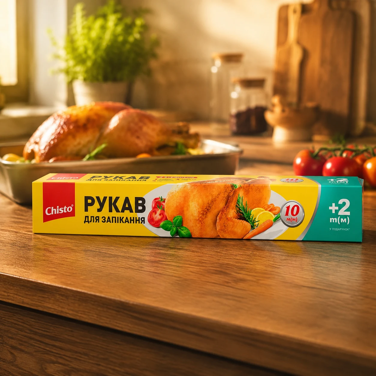 Рукав для запікання Chisto з завязками 12м — Побутова хімія