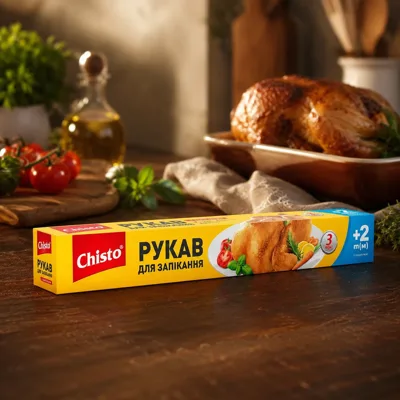 Рукав для запікання Chisto з завязками 3+2м