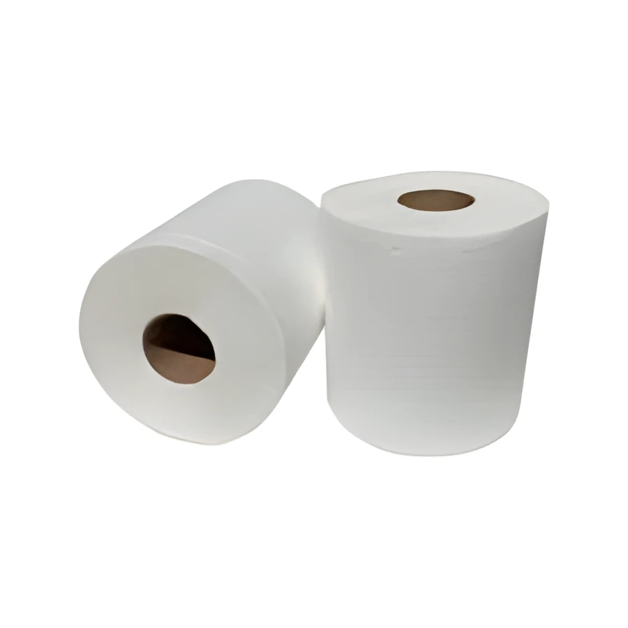 Рушник паперовий рулонний Optimum сірий макулатурний 80м упаковка 6 шт