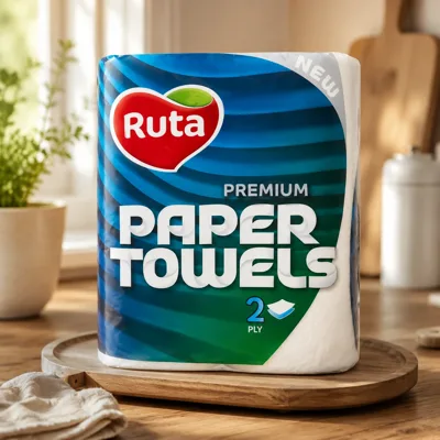 Рушники паперові Ruta Premium 2рул білі