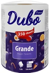 Рушники целюлозні Dubo Premio Grande 350 відривів 2 шарові — фото 2