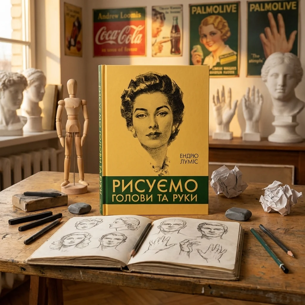 Рисуємо голови та руки — Е. Луміс