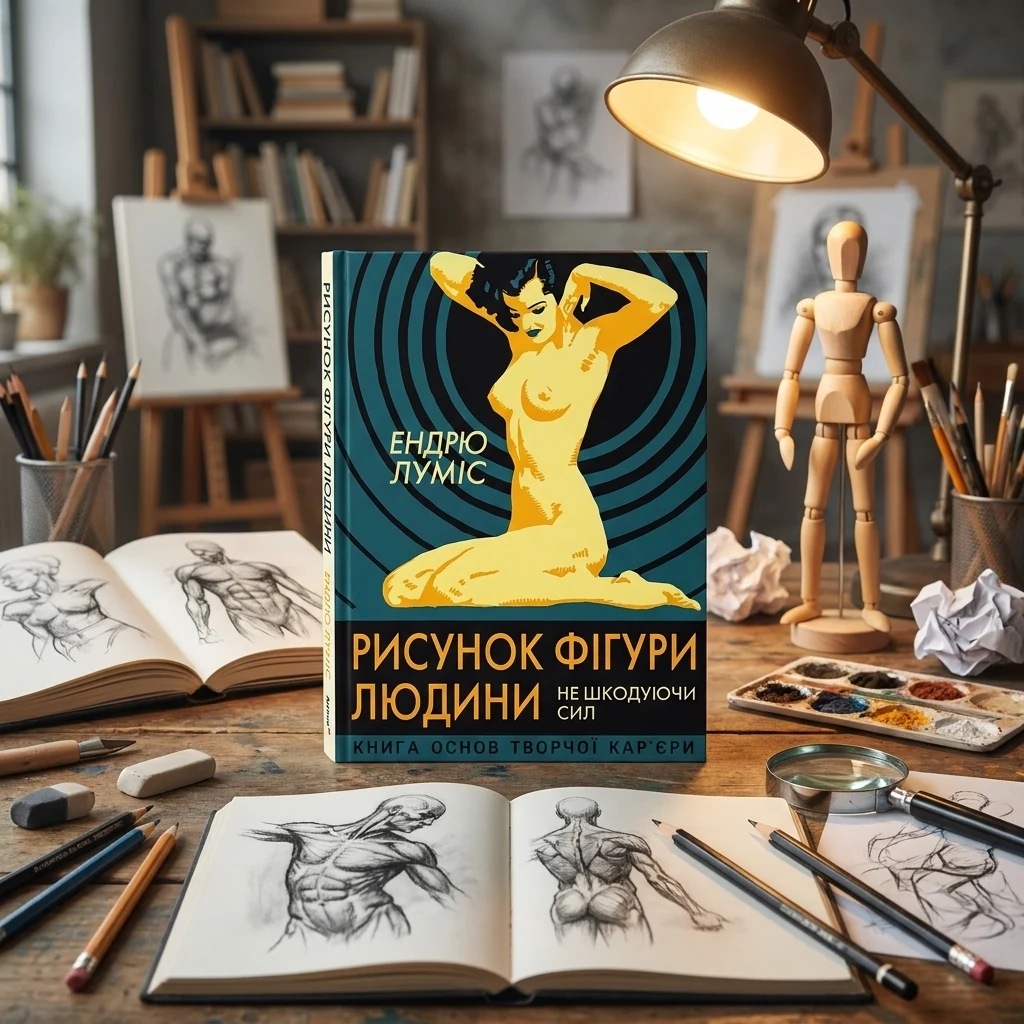 Рисунок фігури людини. Не шкодуючи сил — Е. Луміс