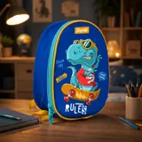 Рюкзак дитячий 1Вересня K-43 Dino rules синій — фото 1