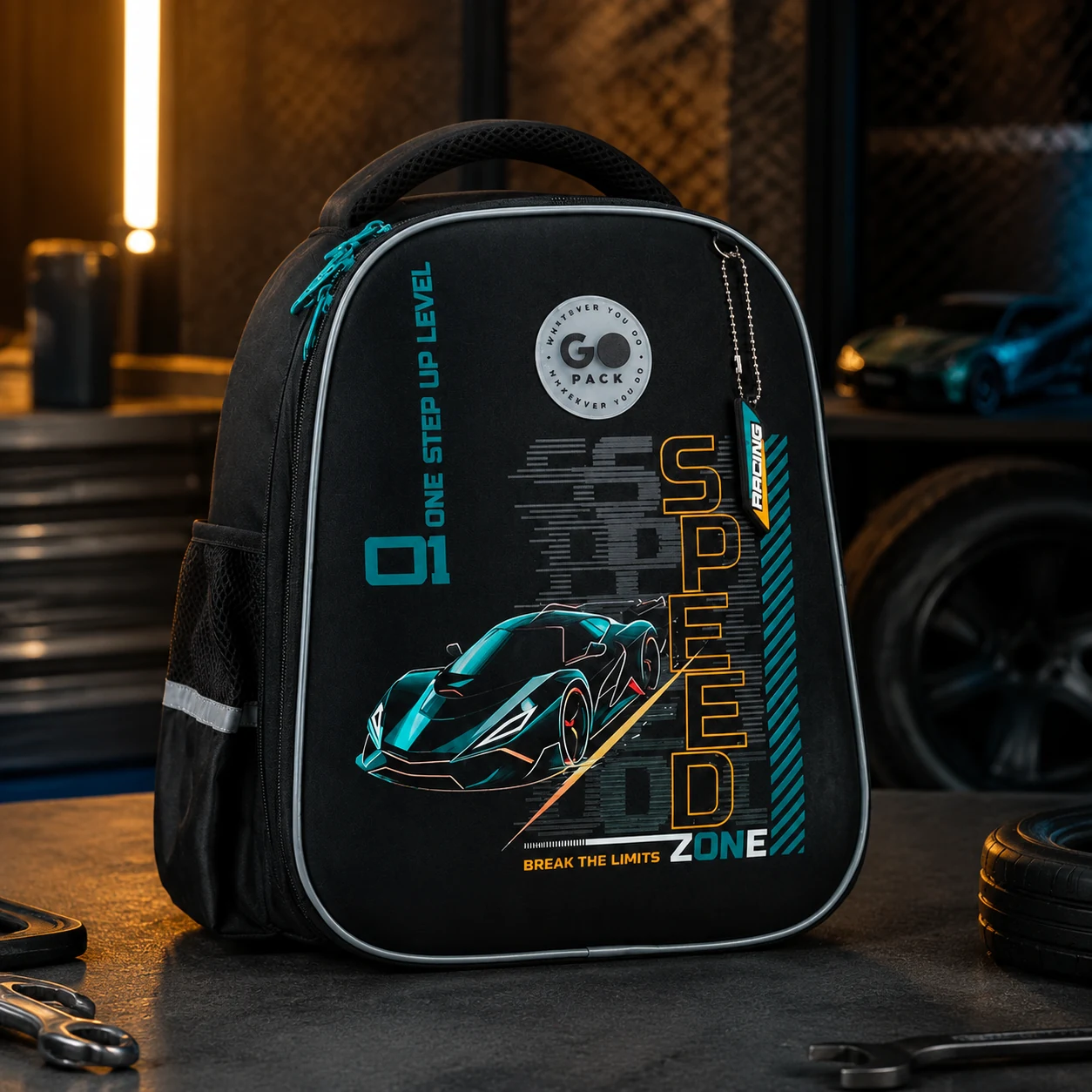 Рюкзак GoPack Education 165S Speed Zone GO26-165S-5 — Рюкзаки та ранці