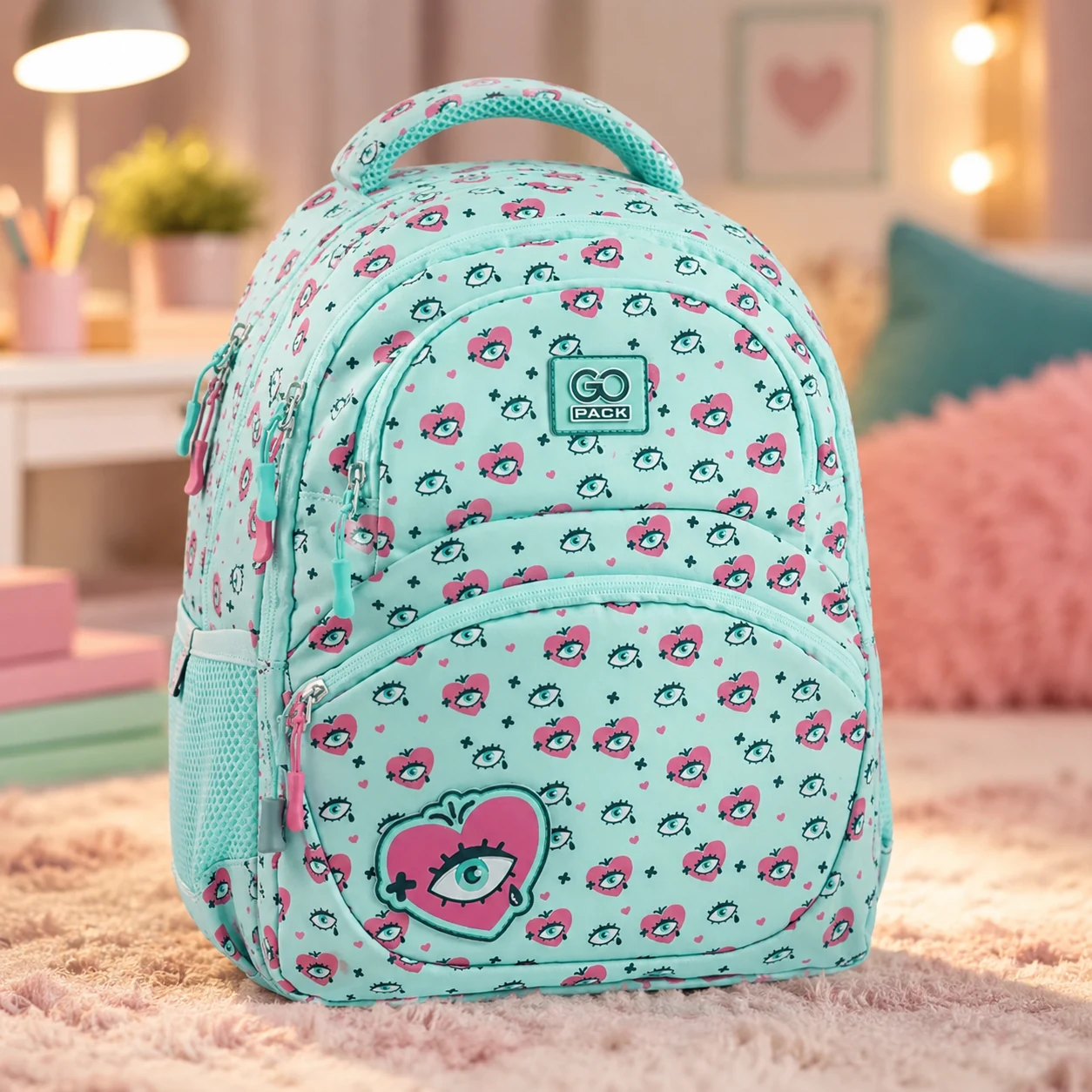 Рюкзак GoPack Education 175M-1 Hearts — Рюкзаки та ранці