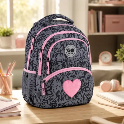 Рюкзак GoPack Education 175M-4 Fluffy Heart GO26-175M-4 GO26-175M-4