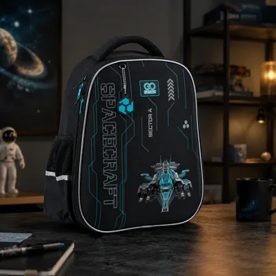 Рюкзак GoPack Education напівкаркасний 165M Spacecraft