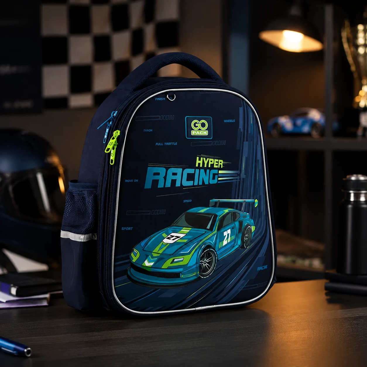 Рюкзак GoPack Education напівкаркасний 165S Speedway GO25-165S-4 — Рюкзаки та ранці