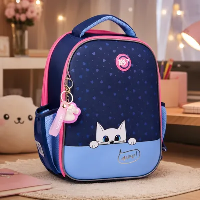 Рюкзак ортопедичний каркасний YES H-100 Meow-Meow