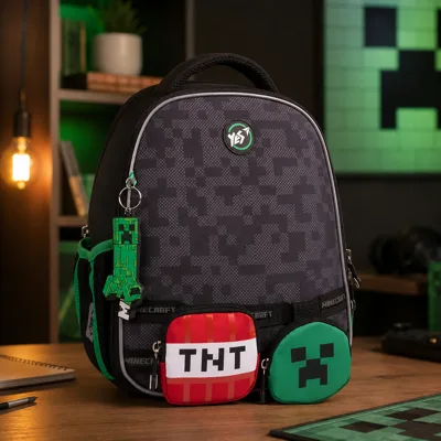 Рюкзак ортопедичний каркасний YES H-100 Minecraft World