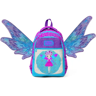 Рюкзак шкільний Coral High з крилами