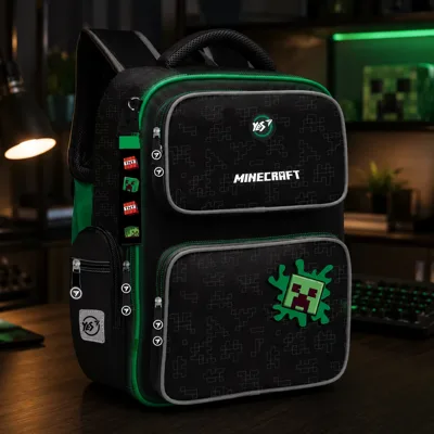 Рюкзак шкільний YES S-101 Minecraft Time LED