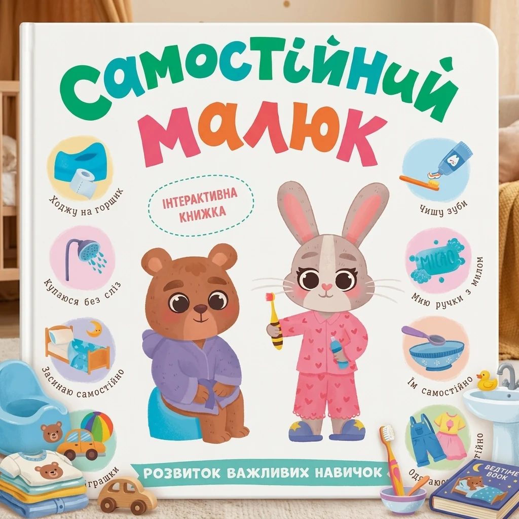 Самостійний малюк. Розвиток важливих навичок