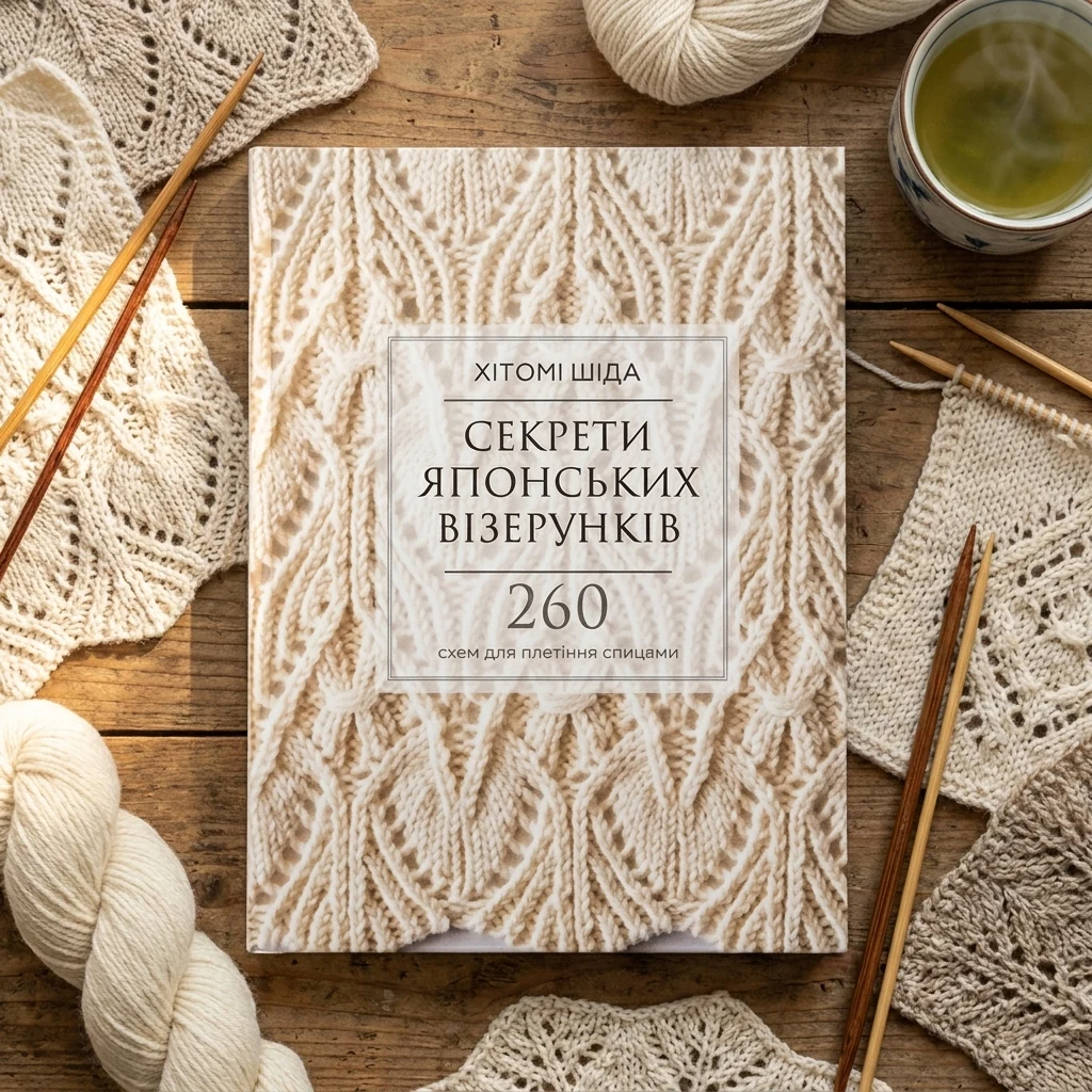 Секрети японських візерунків. 260 схем для плетіння спицями. Хітоми Шида
