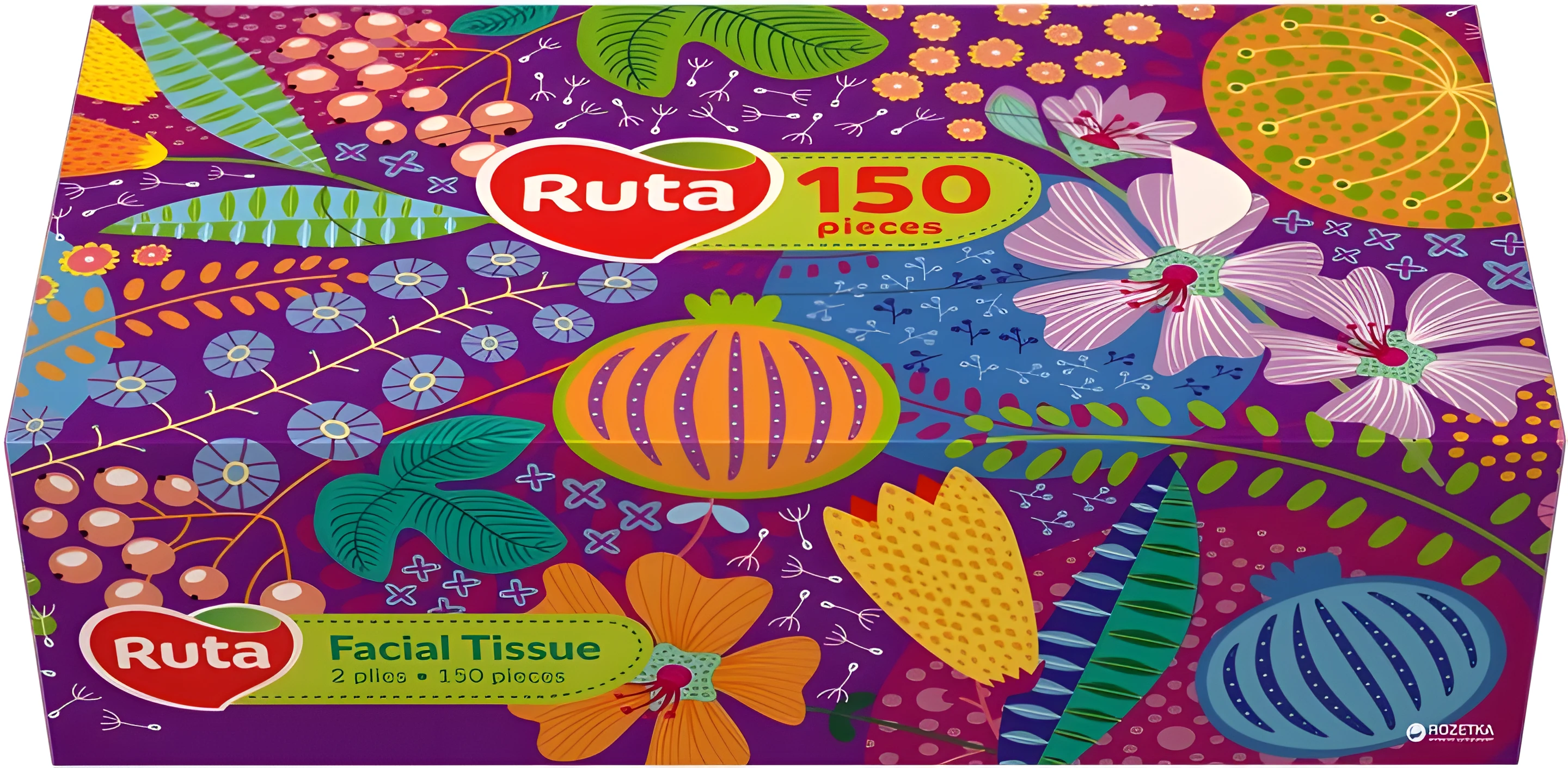 СЕРВЕТКА 150 шт. пенал Рута 2-х шар.