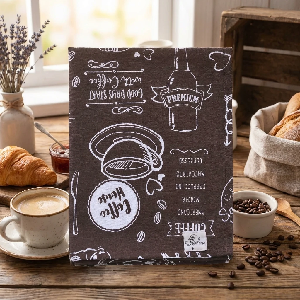 Серветка 35*45см "Breakfast" brown Прованс