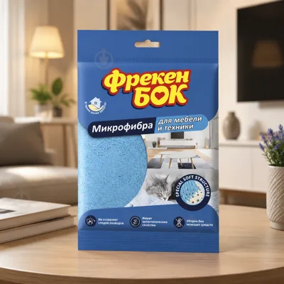 Серветка Фрекен Бок мікрофібра для техніки і меблів 21471