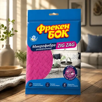Серветка Фрекен Бок Мікрофібра універсальна ZIG ZAG 20287