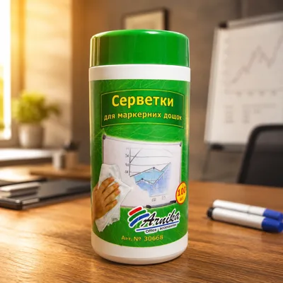 СЕРВЕТКИ для маркерних дошок ARNIKA 30668 100шт