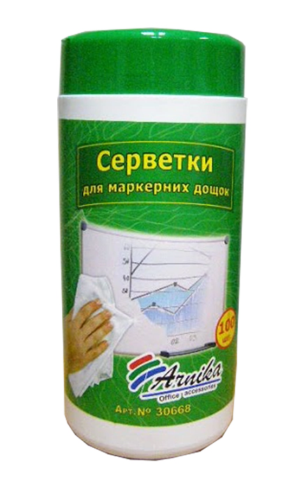 СЕРВЕТКИ для маркерних дошок ARNIKA 30668 100шт — фото 2