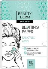 Серветки матуючі Beauty Derm 80шт з саліциловою кислотою — фото 2
