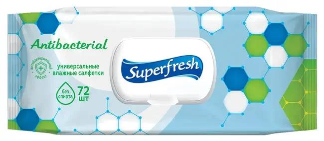 Серветки вологі "Super Fresh" 72 шт — фото 2