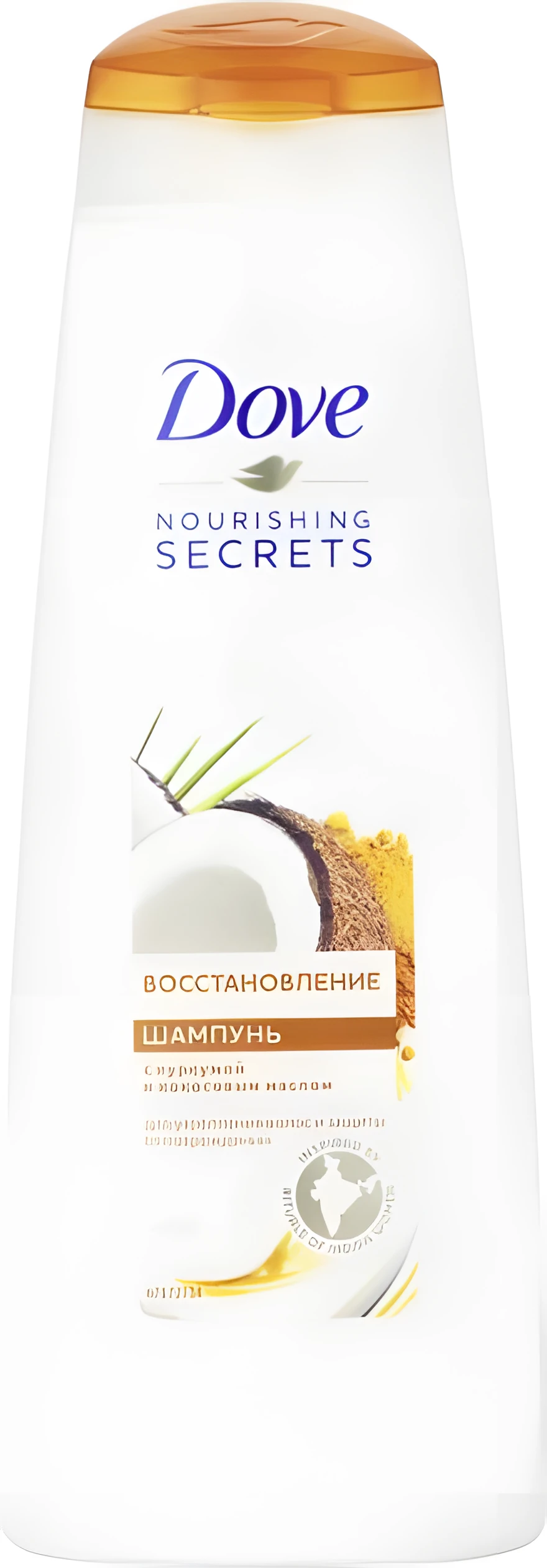 Шампунь Dove відновл. з куркумою та кокос. олією 400мл