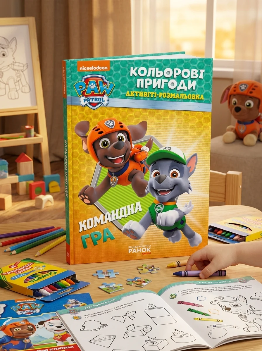 Щенячий патруль. Кольорові пригоди. Командна гра. (У)